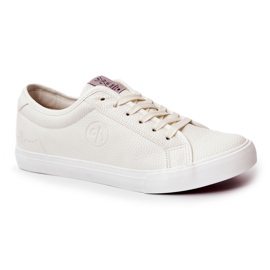 Férfi bőr tornacipő Cross Jeans JJ1R4023C fehér 1