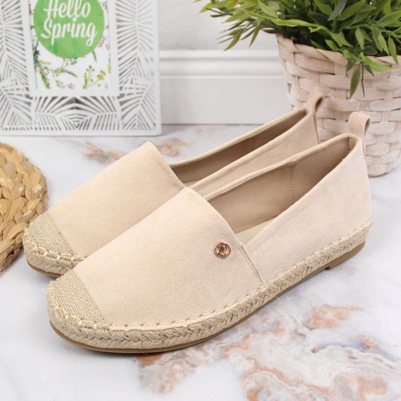 Espadrillák csúsznak az eVento W EVE345B bézs színűre 2 Espadrillák csúsznak az eVento W EVE345B bézs színűre 2