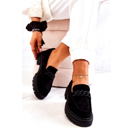 PL5 Velúr Loafers La.Fi Black Sapphira fekete 4