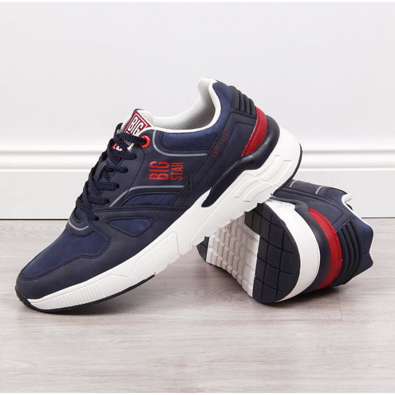 Alkalmi sportcipő Big Star M JJ174277 sötétkék 2