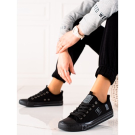 Női Big Star tornacipő JJ274257 fekete 2