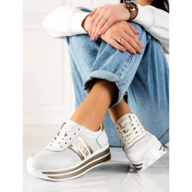 Filippo Ever Bőr Sportcipő fehér 1