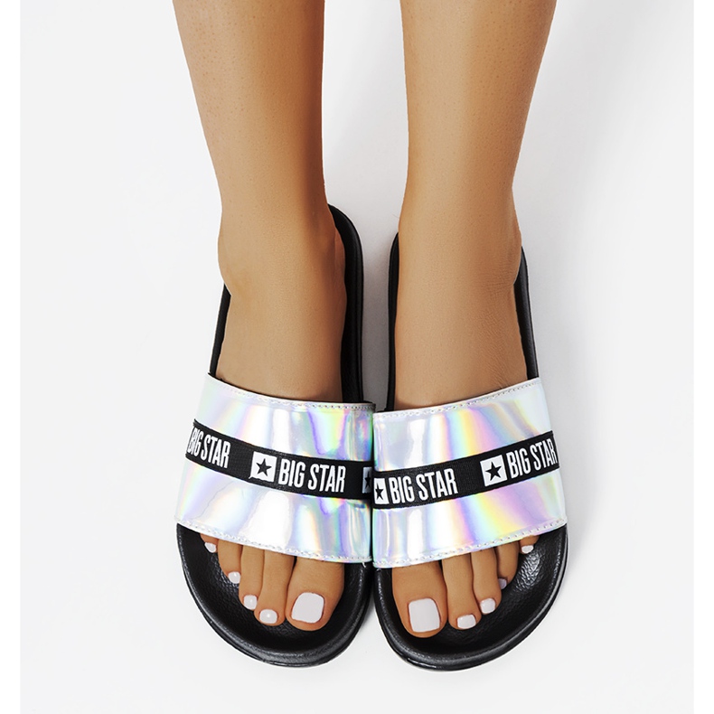 Ezüst papucs Big Star GG274A005 1