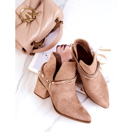 PS1 Inessa Sötétbézs Velúr Cowboy csizma csíkokkal 5 PS1 Inessa Sötétbézs Velúr Cowboy csizma csíkokkal 5