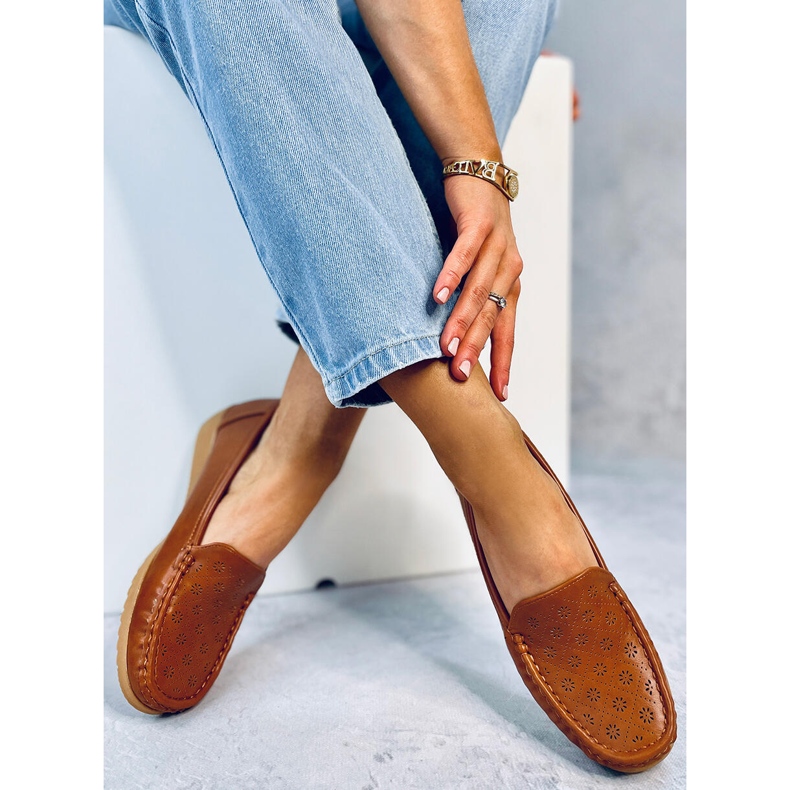 Cukki Camel áttört női naplopók barna 2