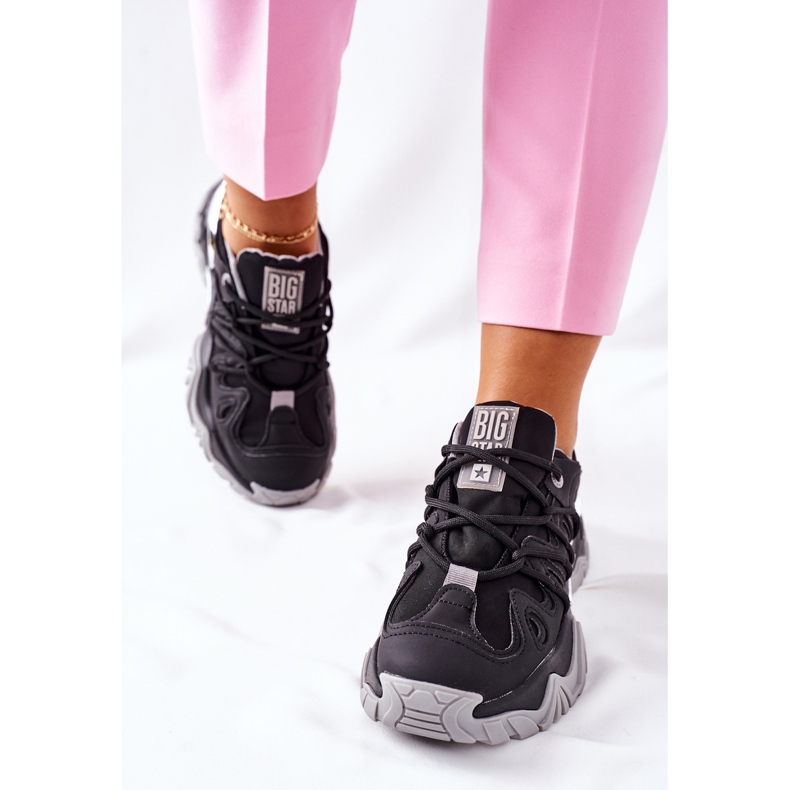 Női sportcipő Memory Foam Big Star II274089 Fekete 2