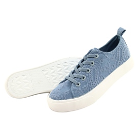 Csipke tornacipő Atletico WY20763 kék 4