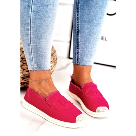 PS1 Klasszikus női espadrilles Fuchsia Flaure rózsaszín 1