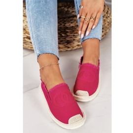 PS1 Klasszikus női espadrilles Fuchsia Flaure rózsaszín 6