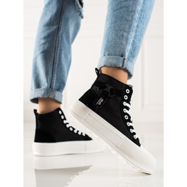 G2G/Good To Great Divatos magas cipők fekete 2