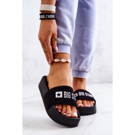 Gumi papucs Big Star JJ274A263 Fekete 1