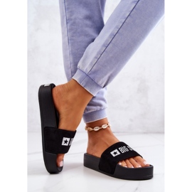 Gumi papucs Big Star JJ274A263 Fekete 2