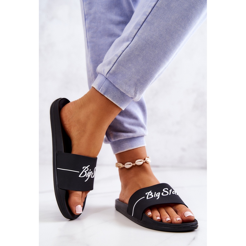 Klasszikus gumipapucs Big Star JJ274A300 fekete 2