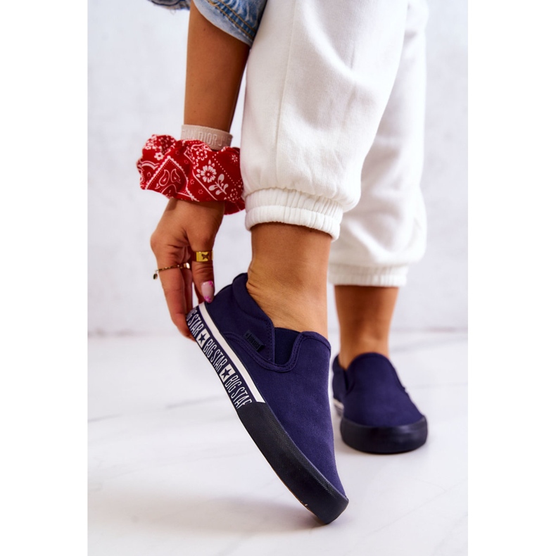 Női tornacipő Big Star HH274011 Sötétkék 1