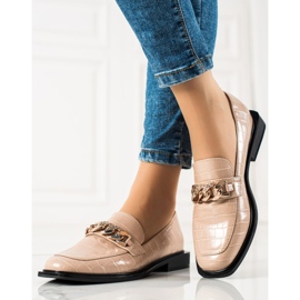 S. BARSKI Elegáns S.BARSKI mokaszinok bézs 1 S. BARSKI Elegáns S.BARSKI mokaszinok bézs 1