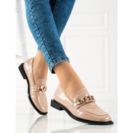 S. BARSKI Elegáns S.BARSKI mokaszinok bézs 2 S. BARSKI Elegáns S.BARSKI mokaszinok bézs 2