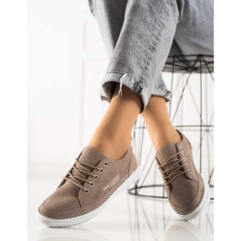 Evento Barna bőr tornacipő 1