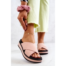 Női papucs Big Star JJ274722 Pink rózsaszín 1