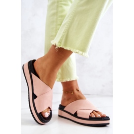 Női papucs Big Star JJ274722 Pink rózsaszín 2