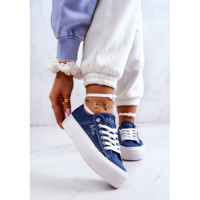 Lee Cooper LCW-22-31-0834L kék női tornacipő 2