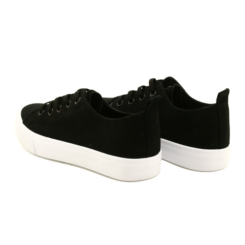 Gyerekfekete kötött klasszikus Atletico WY20761 cipők 5