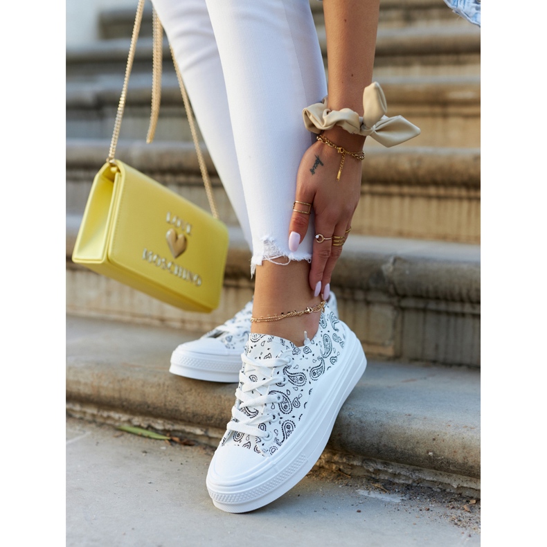 PM1 Női tornacipő, fehér Humphrey fekete 1