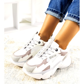 Női cipők Big Star HH274255 bézs fehér 1