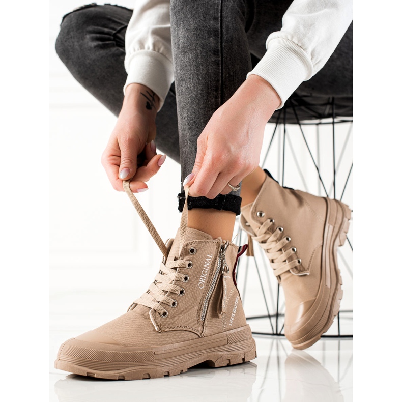 Sabatina Cipzáros cipők bézs 1