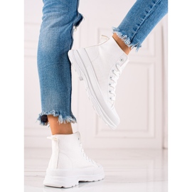 TRENDI Fehér High Sneakers 1