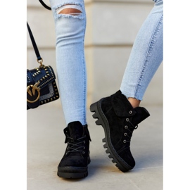 S.Barski Velúr csizma kötve, fekete dalles 2