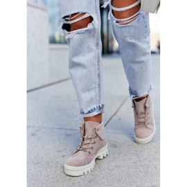 S.Barski Velúr csizma Tied Világos lila Dalles ibolya 2