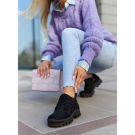 S.Barski Remgate fekete velúr csapdázók cipzárral 1