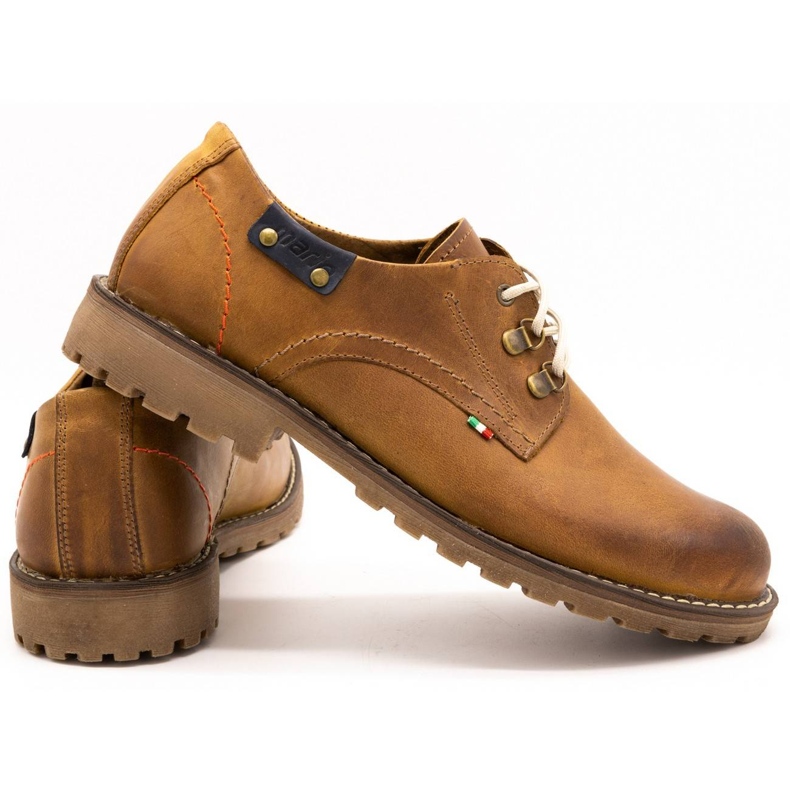 Olivier Férfi cipő 812MP piros bőr bokacsizma barna narancssárga 3 Olivier Férfi cipő 812MP piros bőr bokacsizma barna narancssárga 3