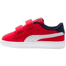 Puma Smash v2 Buck V Ps High Risk R Jr 365183 07 piros sötétkék 1