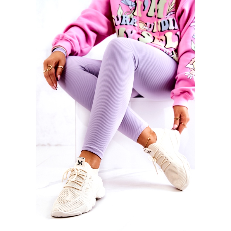 PS1 Sportcipő Sneakers Fabric Világos bézs Nolene 3