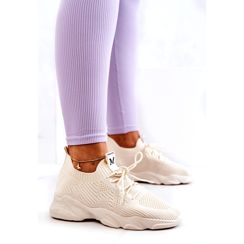 PS1 Sportcipő Sneakers Fabric Világos bézs Nolene 4