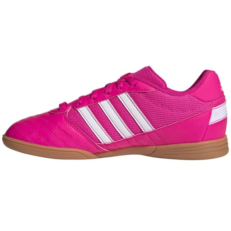 Adidas Super Sala Jr G55911 futballcipő rózsák és lilák 1