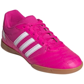 Adidas Super Sala Jr G55911 futballcipő rózsák és lilák 3