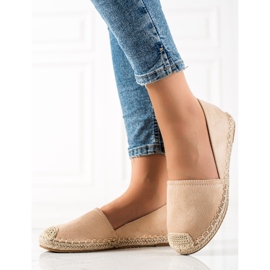 TRENDI Klasszikus bézs espadrillák 1