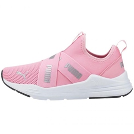 Puma Wired Run Slip On Summer Jr 383732 01 rózsaszín 1