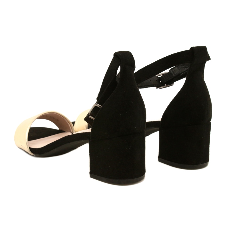 Fekete és arany szandálok egy bárban Evento 20SD98-1618 aranysárga 4