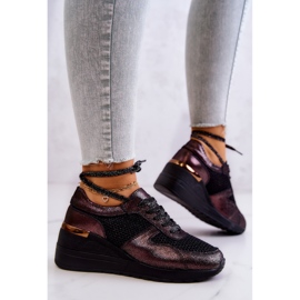 Bőr hálós tornacipő S.Barski Fekete 2