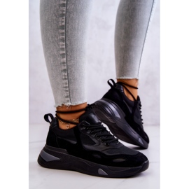 Vinceza Női sportcipő Sneakers Black Spencer fekete 4