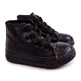 FR1 Gyermek magas tornacipő fekete Marney 5