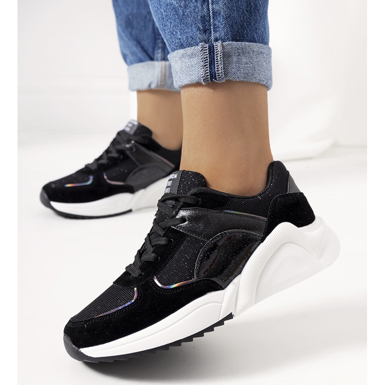 Fekete fényes Cotter tornacipő 1 Fekete fényes Cotter tornacipő 1