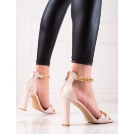 W. Potocki Elegáns Potocki szandál bézs 2