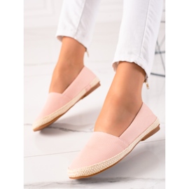 Ideal Shoes Klasszikus espadrillák rózsaszín 1