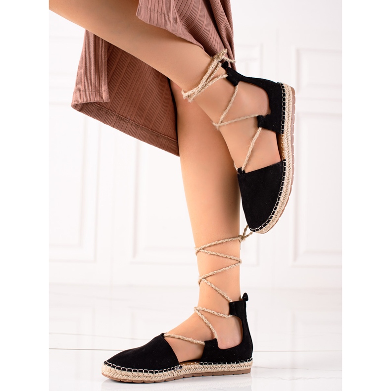 Lucky Shoes Fekete Espadrilles 2