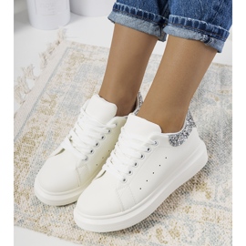 Gallo női fehér tornacipő ezüst 1 Gallo női fehér tornacipő ezüst 1