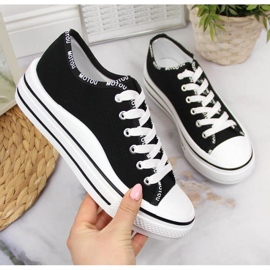 Cipők a platformon S. Barski W OLI156A fekete 1